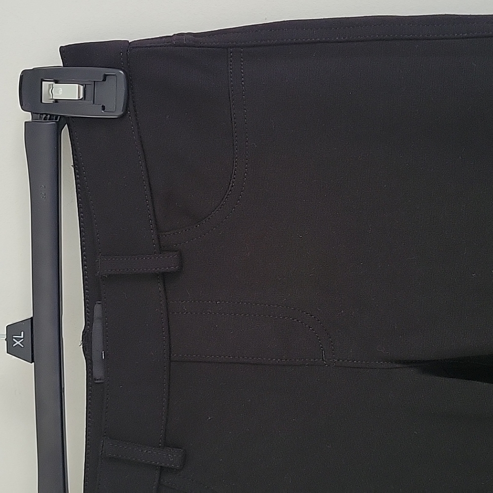 THEORY Black Leggings with Faux Pockets Sz P/ XS